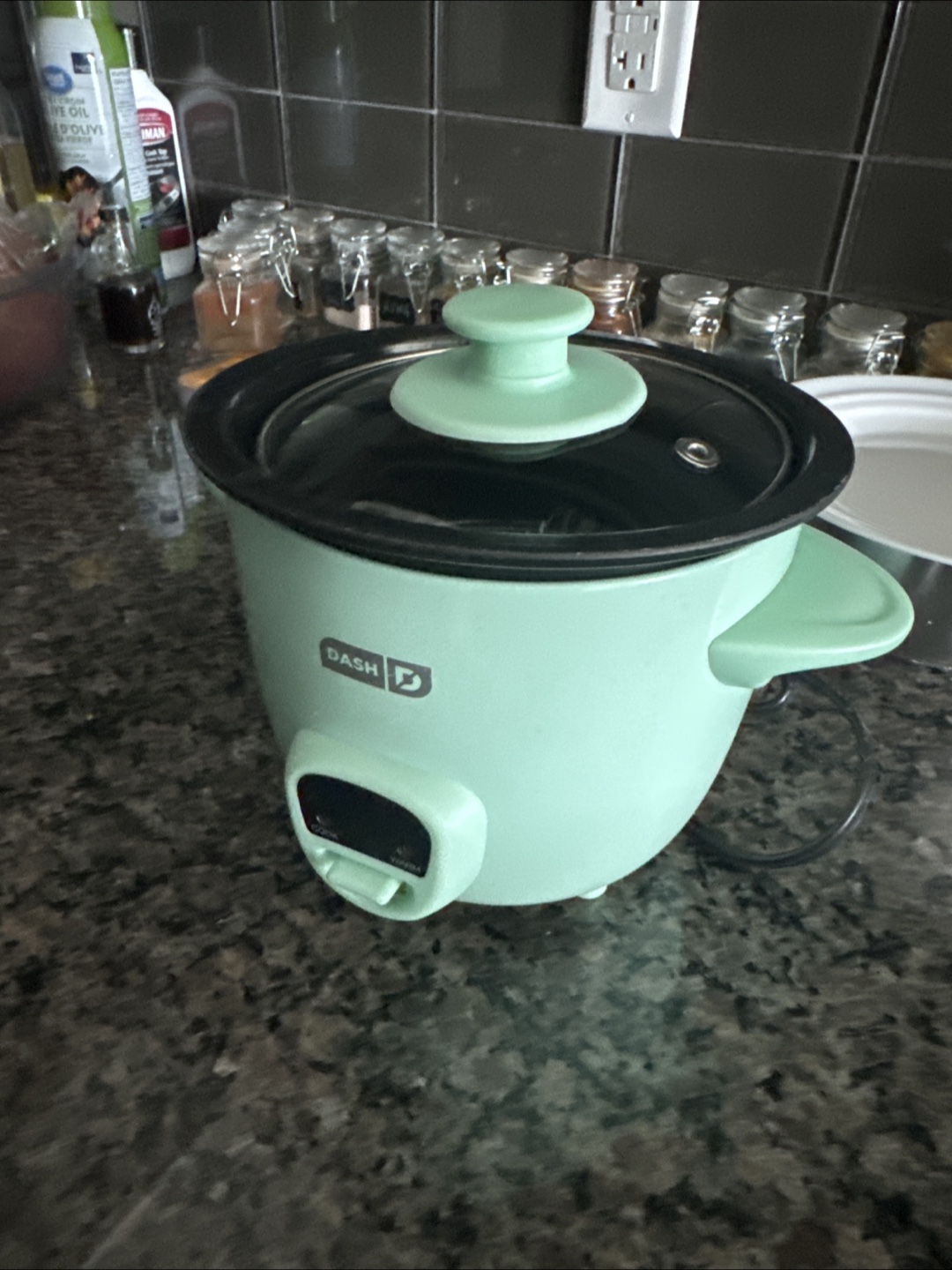 Moving Out Sale **DASH Mini Rice Cooker - Mint Green