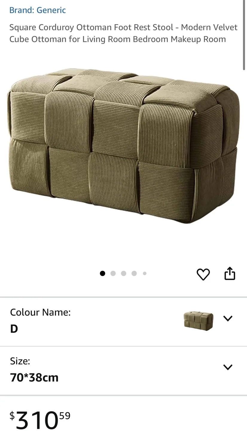 Modern Woven Ottoman image indicator(2)