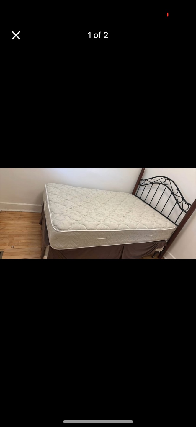 Full Size Serta Mattress Set with Box Spring