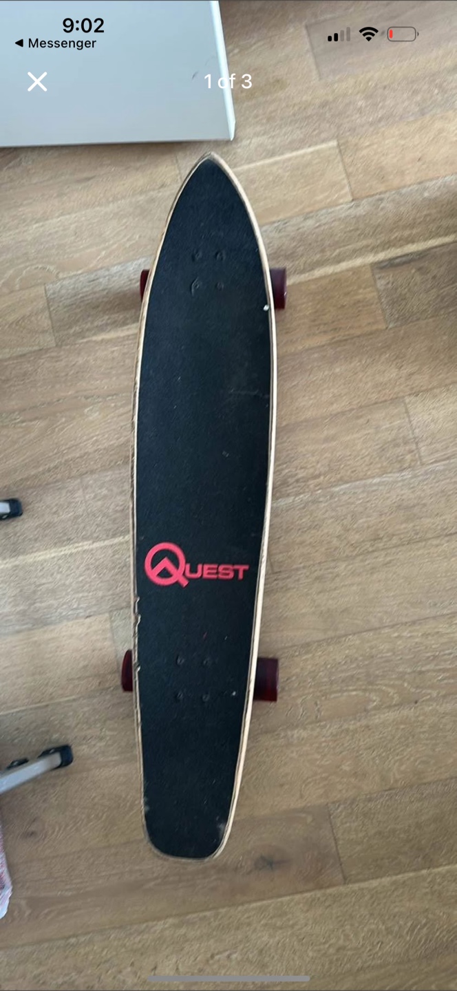 Quest Super Cruiser Bamboo Longboard 44"