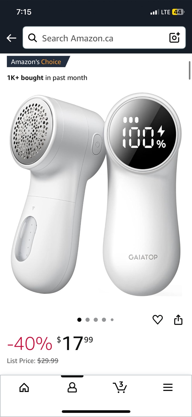 Gaiatop Lint Remover Q11