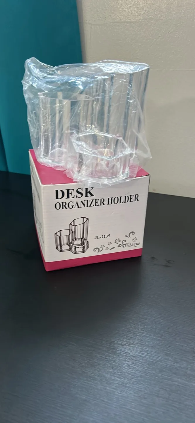 Clear Acrylic Desk Organiser image indicator(2)
