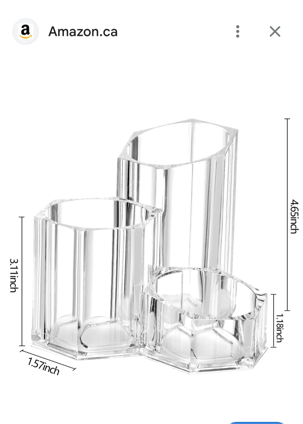 Clear Acrylic Desk Organiser image indicator(3)