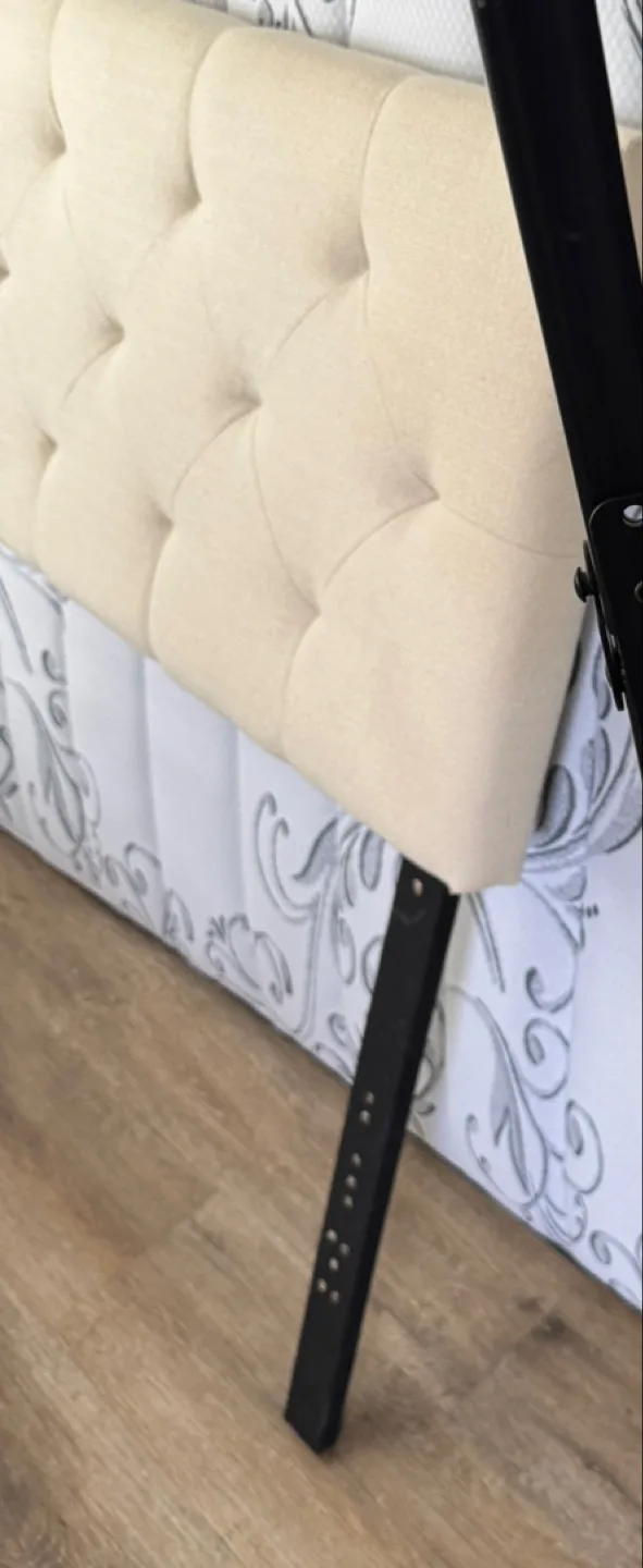 Full/Double•Beige Upholstered Headboard image indicator(2)