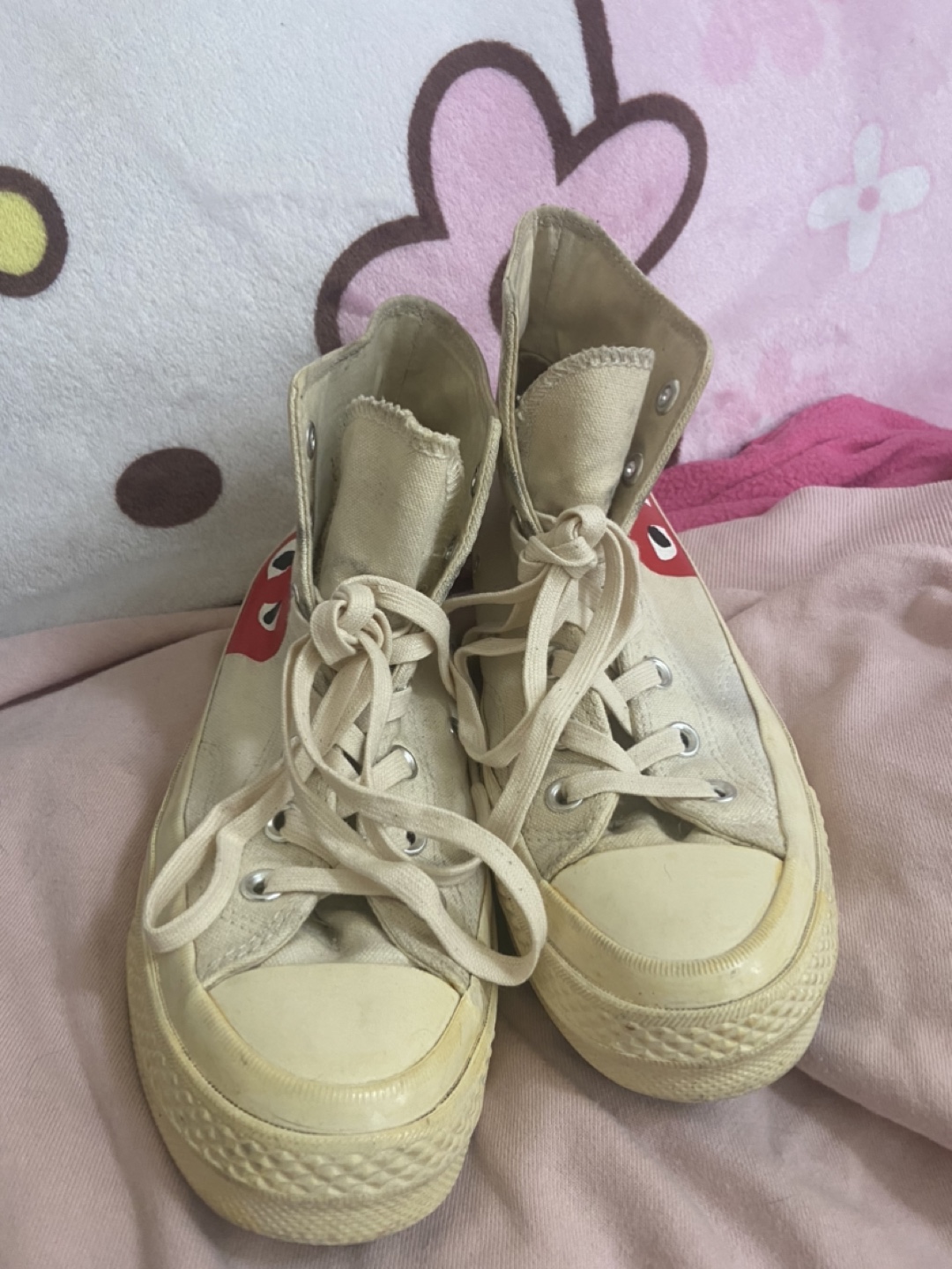 commes des garcon converse size 6 mens 8 womens - photo 2
