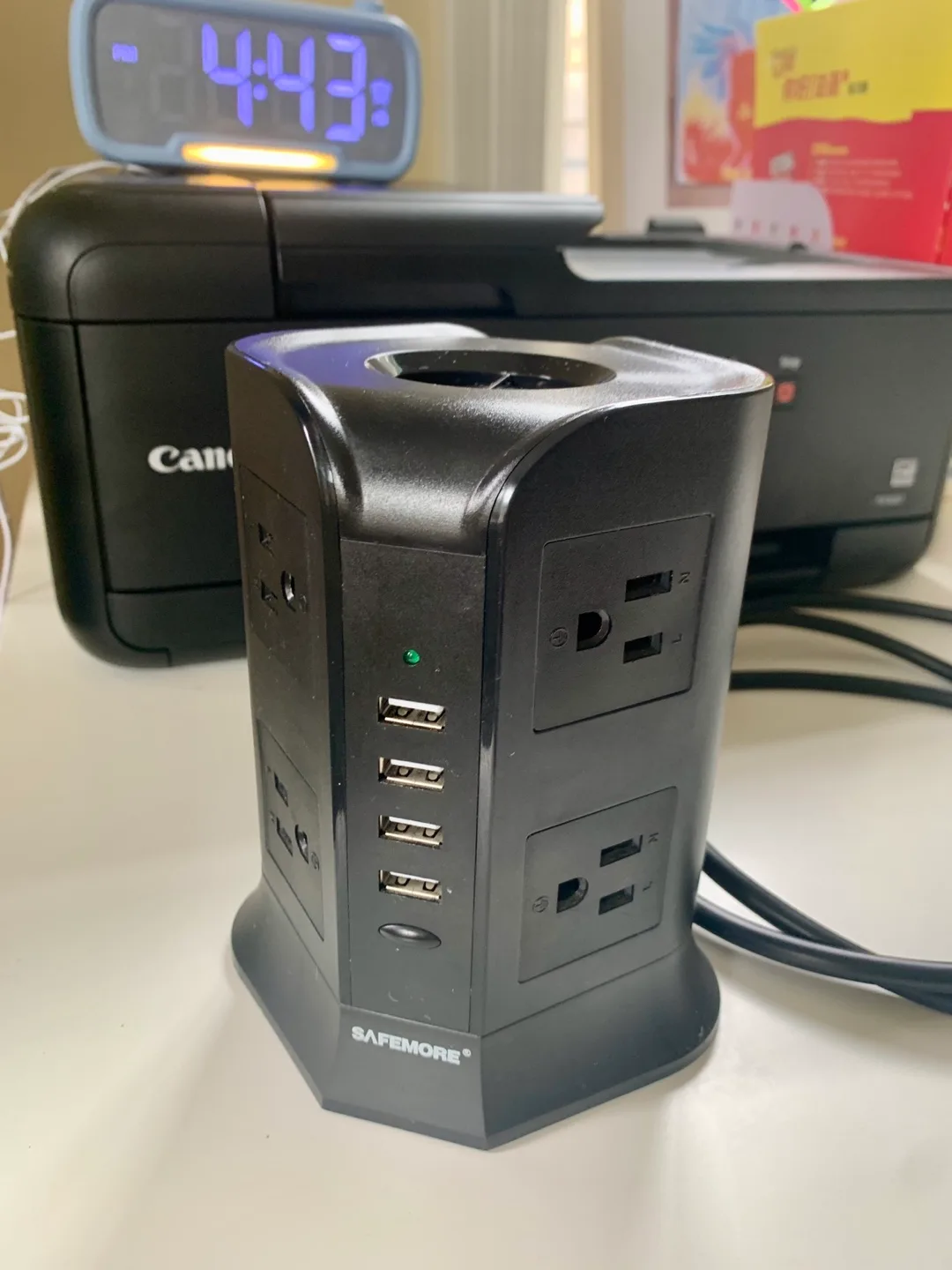 8 Outlet Power Tower with USB Ports thumbnail