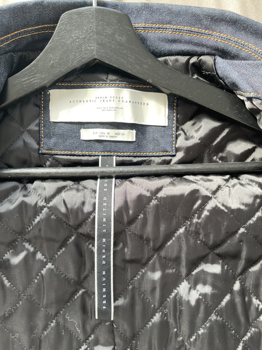 Zara Men's Medium Denim Jacket - photo 4