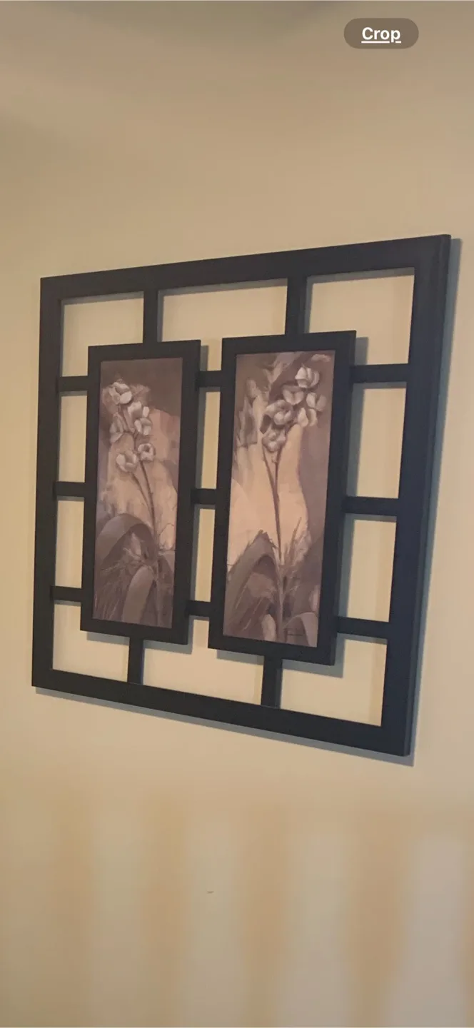 Modern Framed Floral Wall Art thumbnail