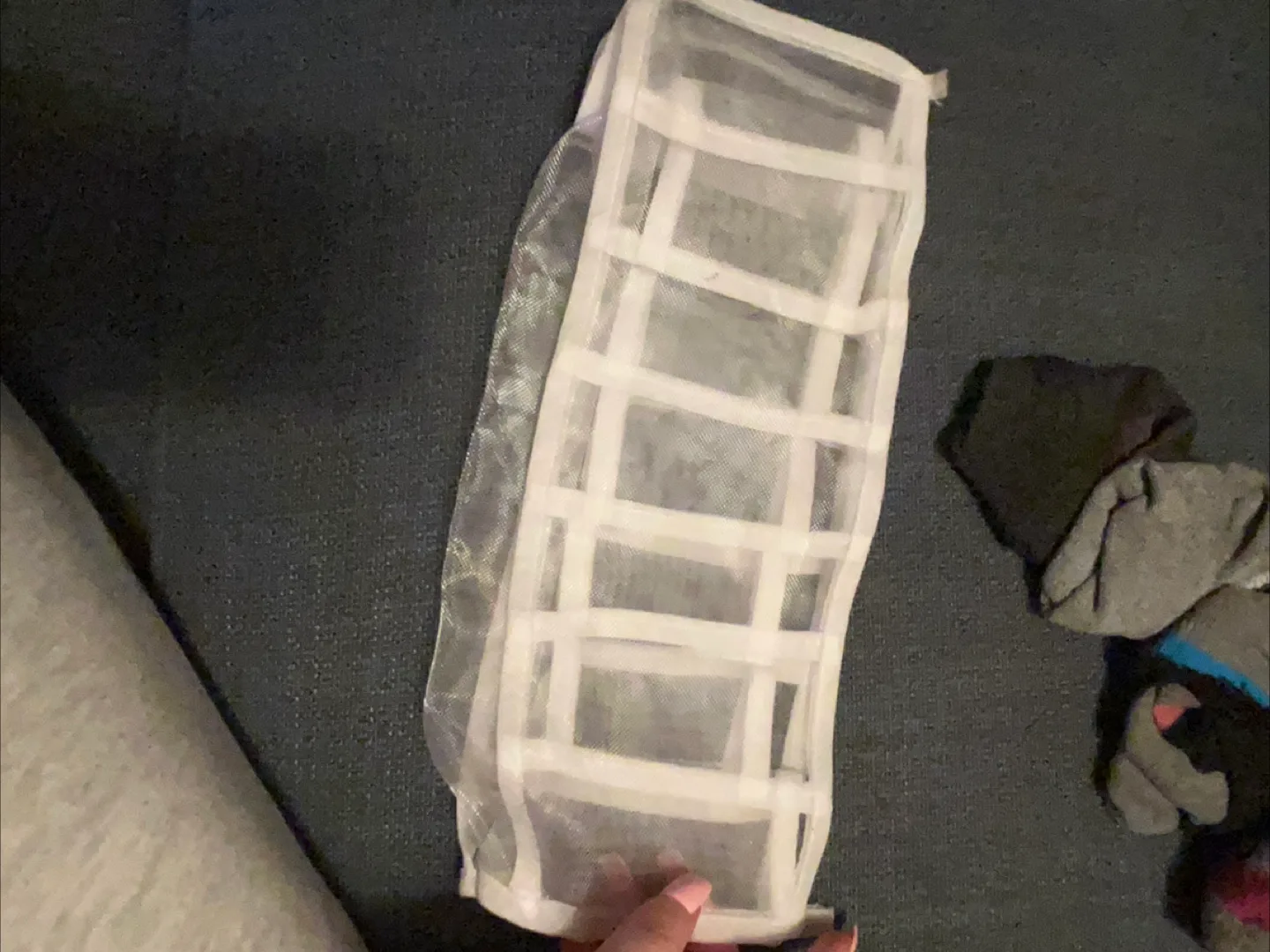 White Mesh Underwear Organizer #freecycle 🏒 thumbnail