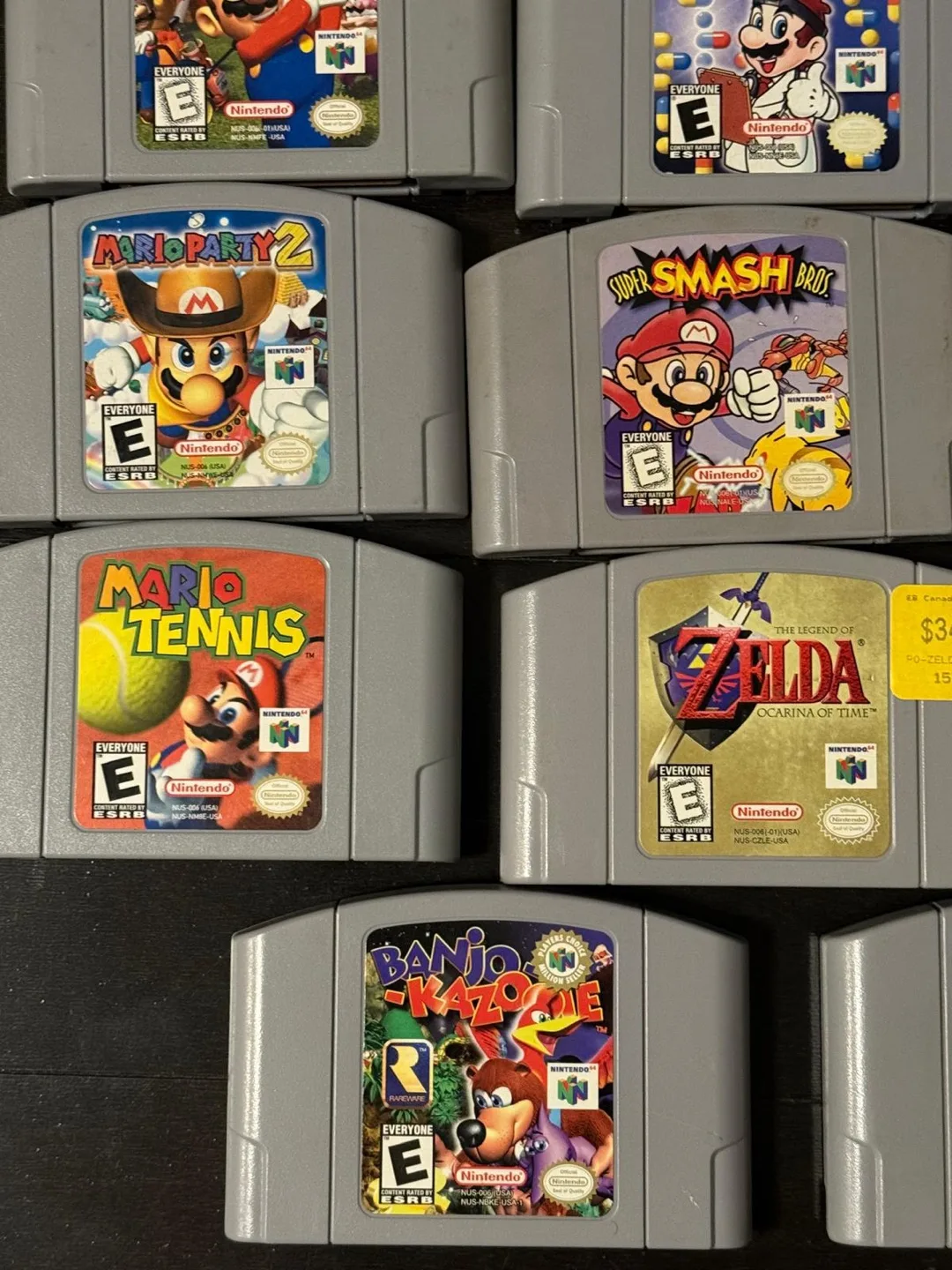 Lot of CIB and loose Gameboy and Nintendo 64 (N64) games image indicator(6)