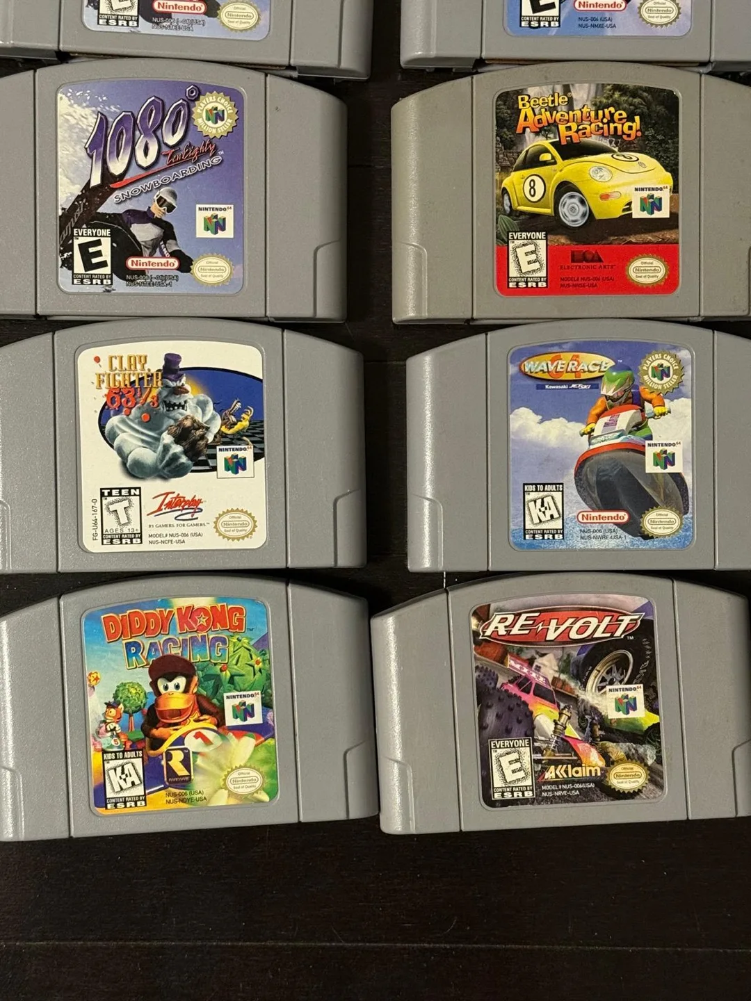 Lot of CIB and loose Gameboy and Nintendo 64 (N64) games image indicator(8)