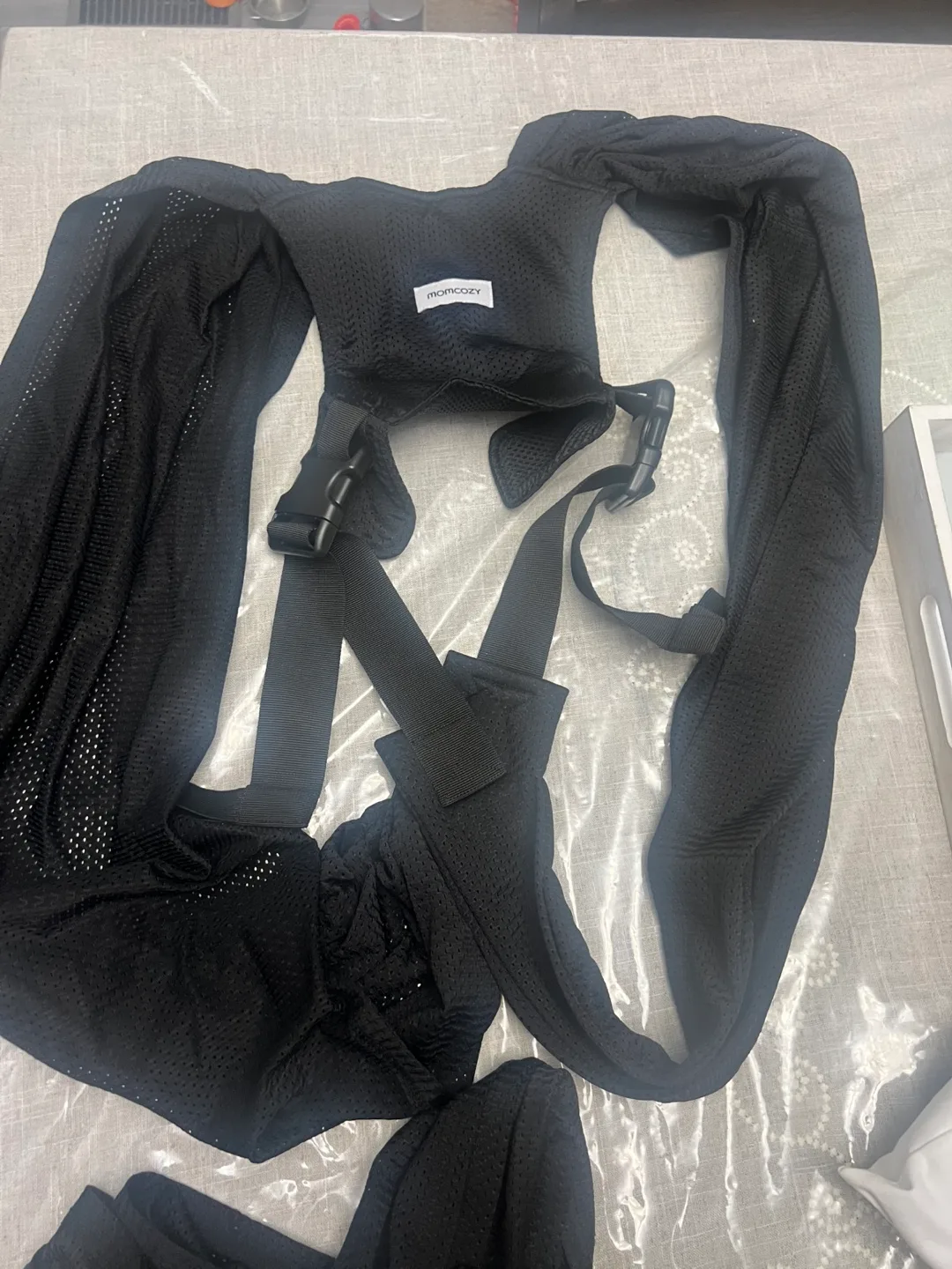 Momcozy Baby Wrap Carrier Sling - Black thumbnail