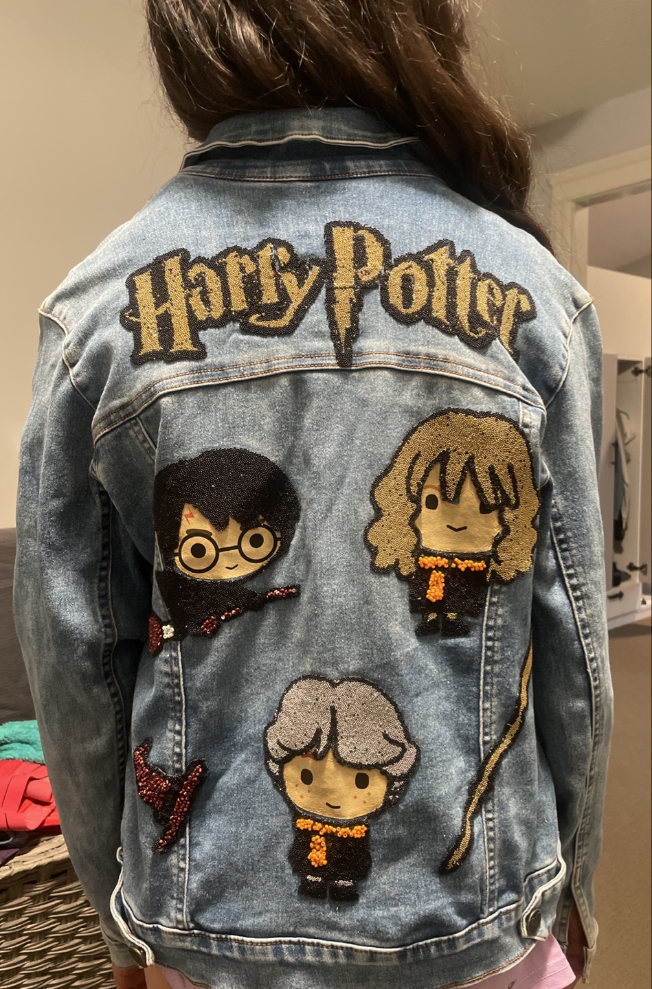 Harry Potter Jean Jacket - Size Medium 10-12 ages - photo 4