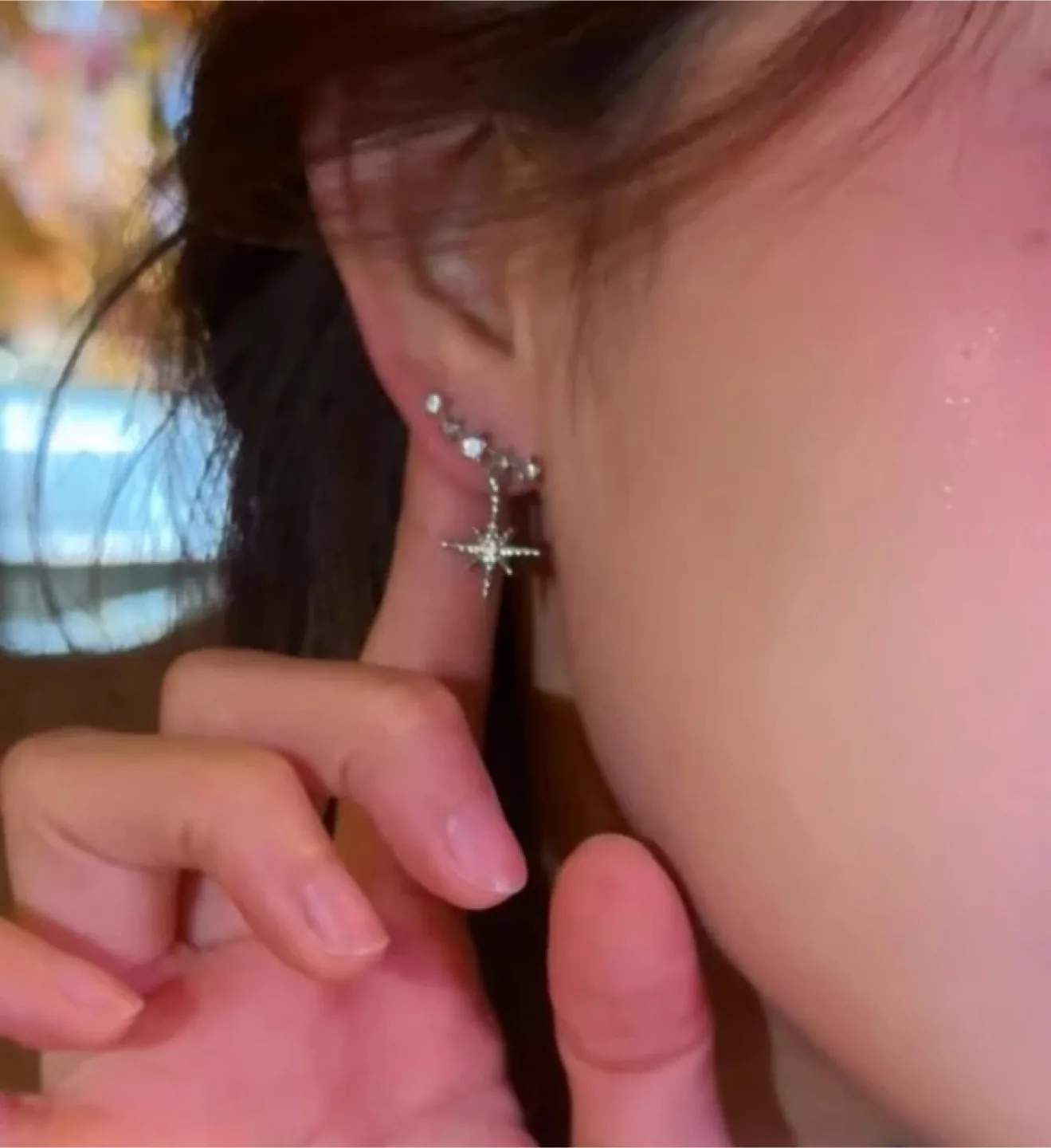 🏒NEW Star Dangle Earrings image indicator(3)