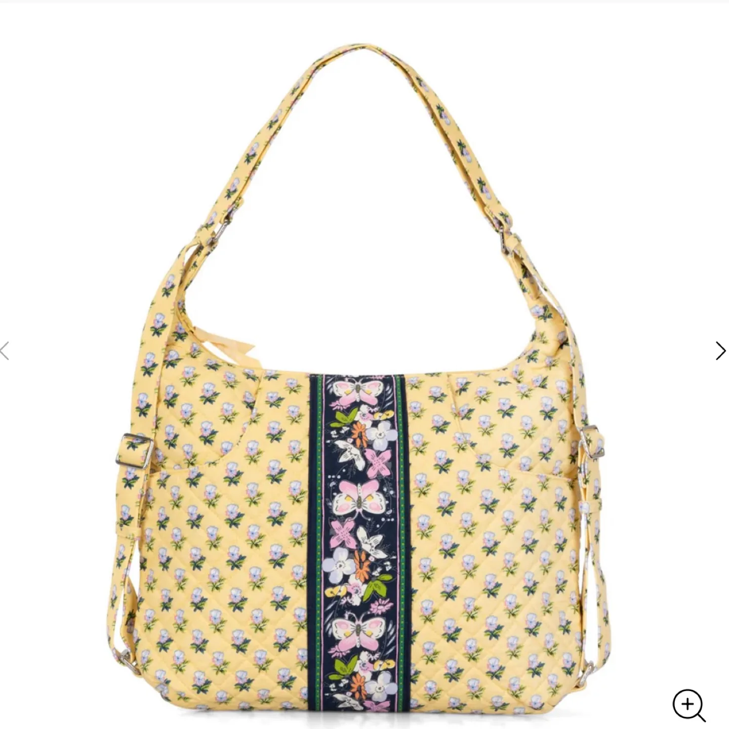 Vera Bradley Yellow Floral Shoulder Bag