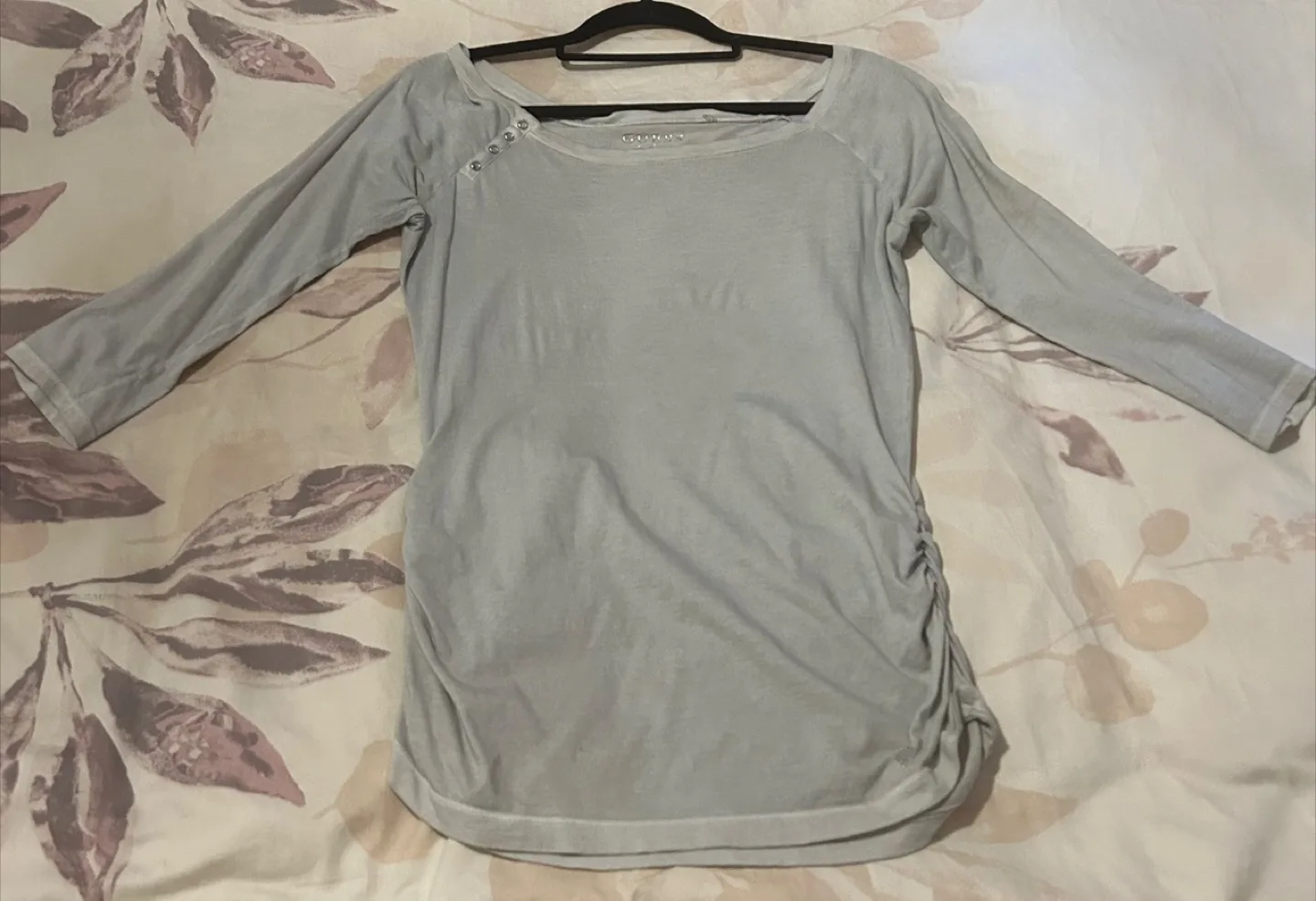 Grey 3/4 Sleeve top image indicator(2)