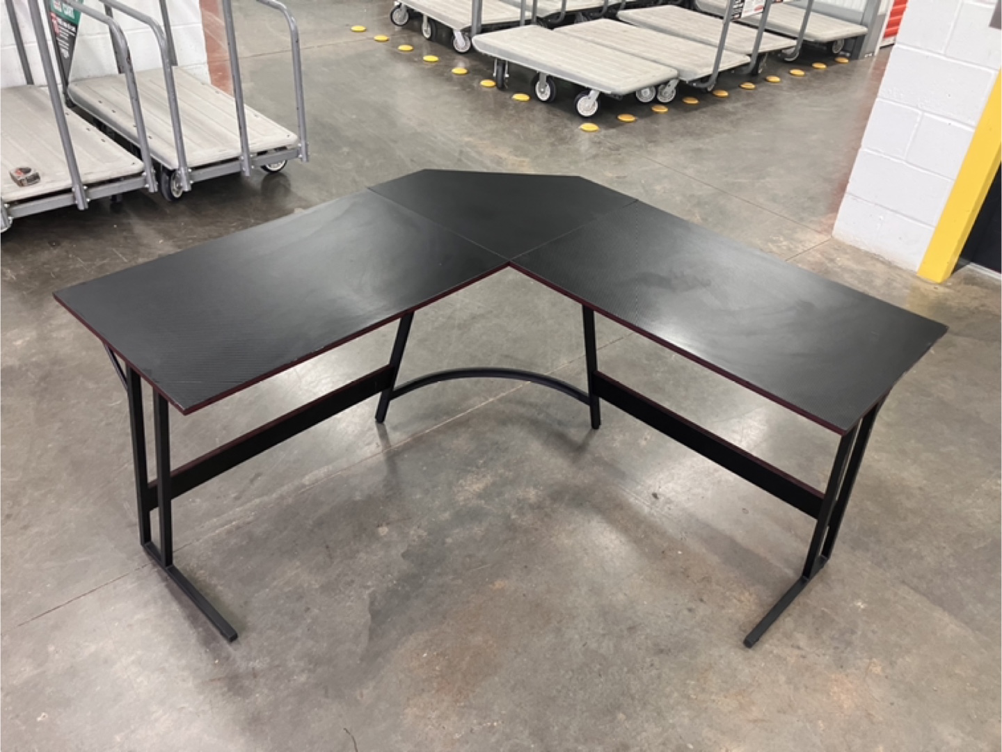 Black Corner Computer Desk