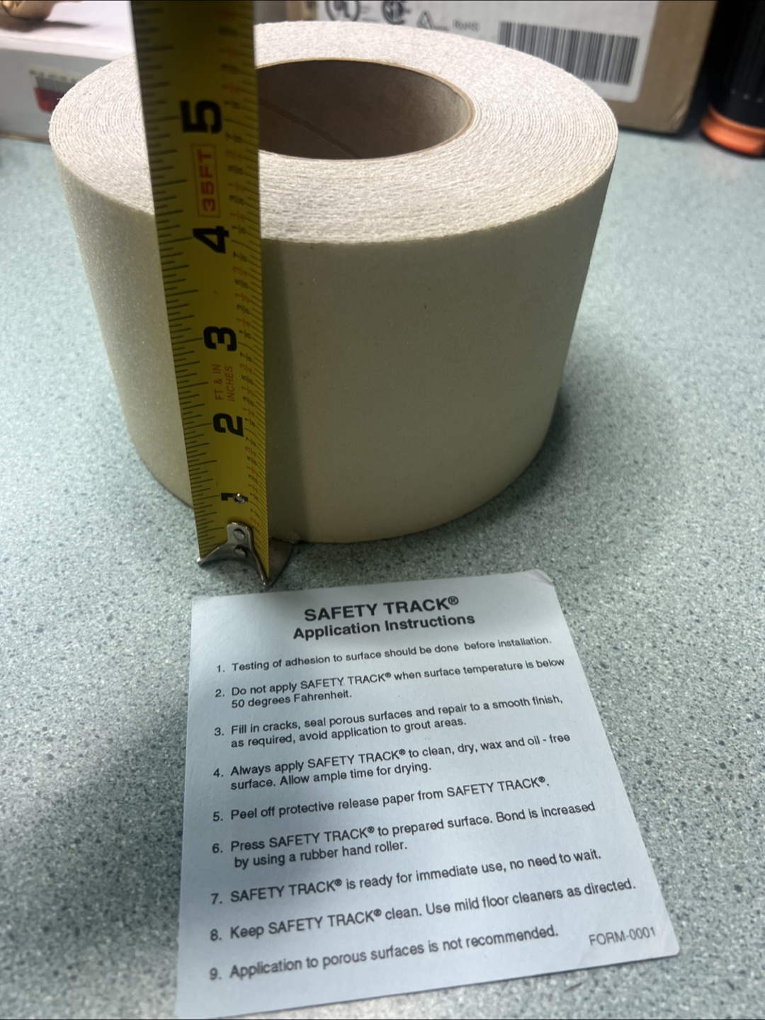 3 Rolls Safety Track 4-inch x 60-foot Anti-Slip Tape 🥕 - photo 2