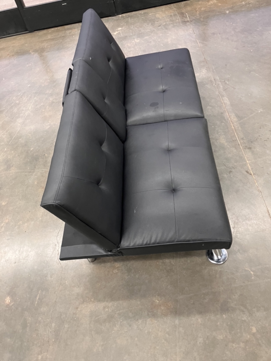Black Futon Sofa Bed - photo 3