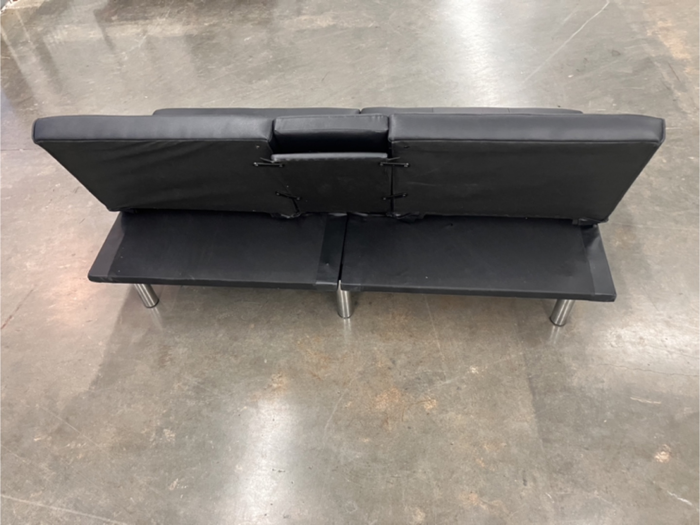 Black Futon Sofa Bed - photo 4
