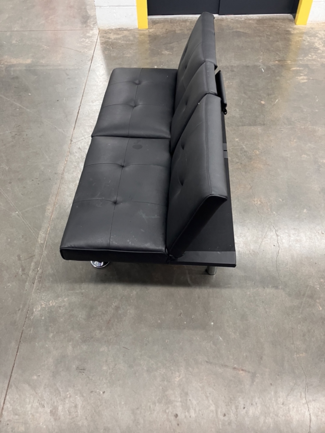 Black Futon Sofa Bed - photo 5