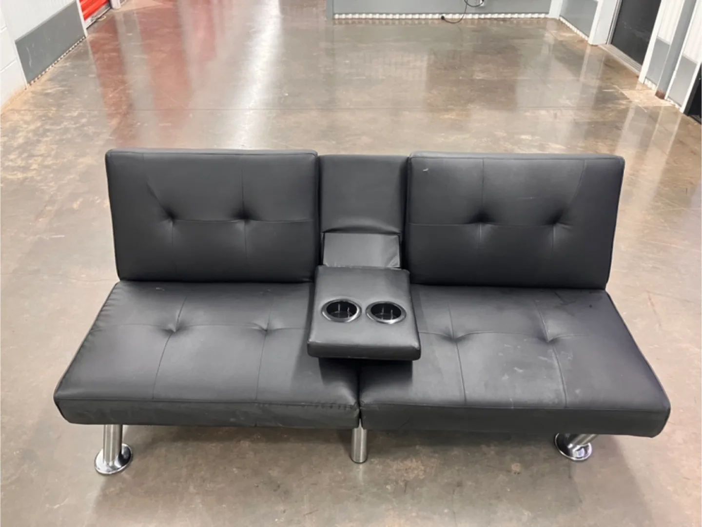 Black Futon Sofa Bed image indicator(6)