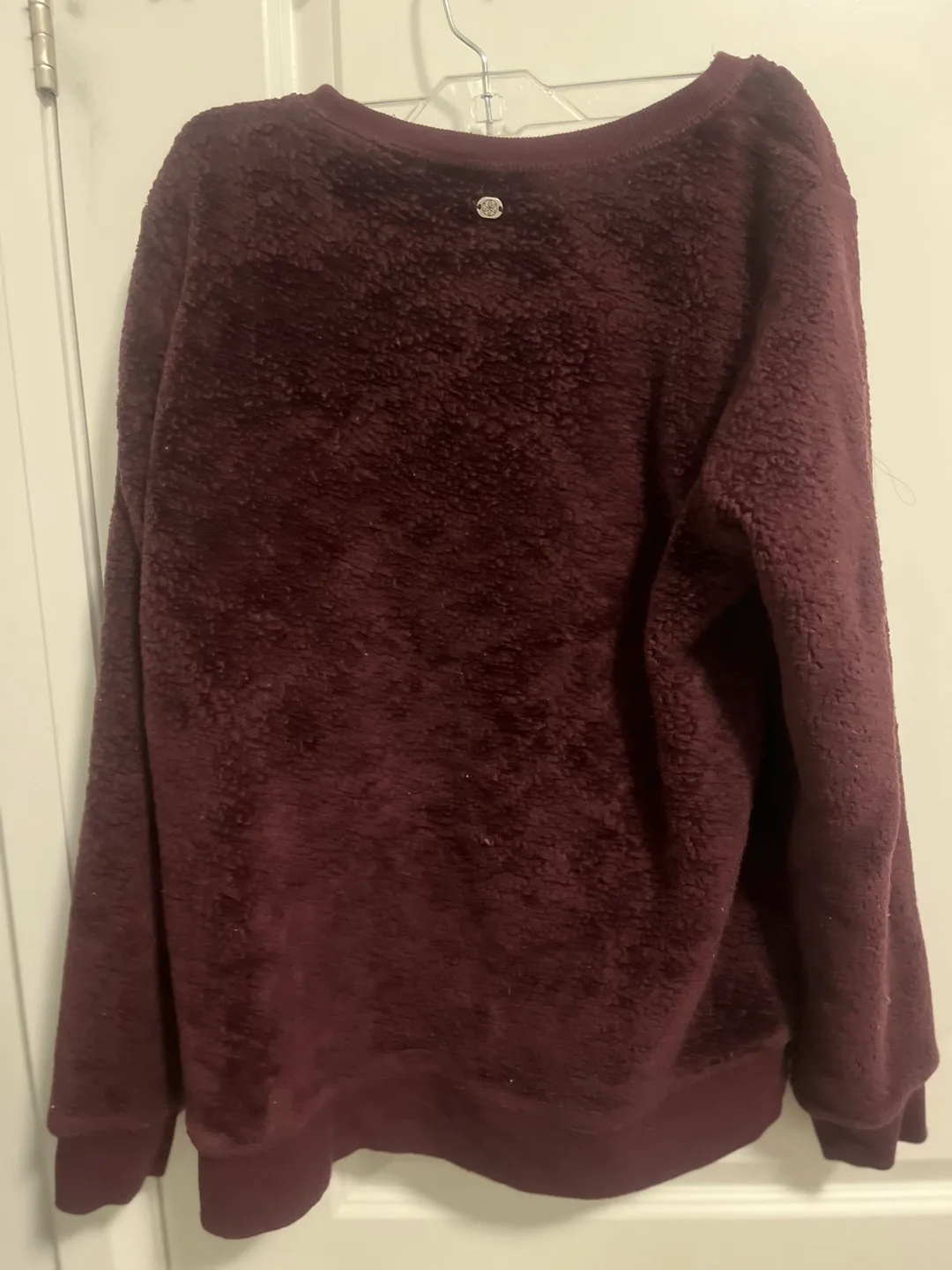 Burgundy Cozy Fleece Sweatshirt thumbnail