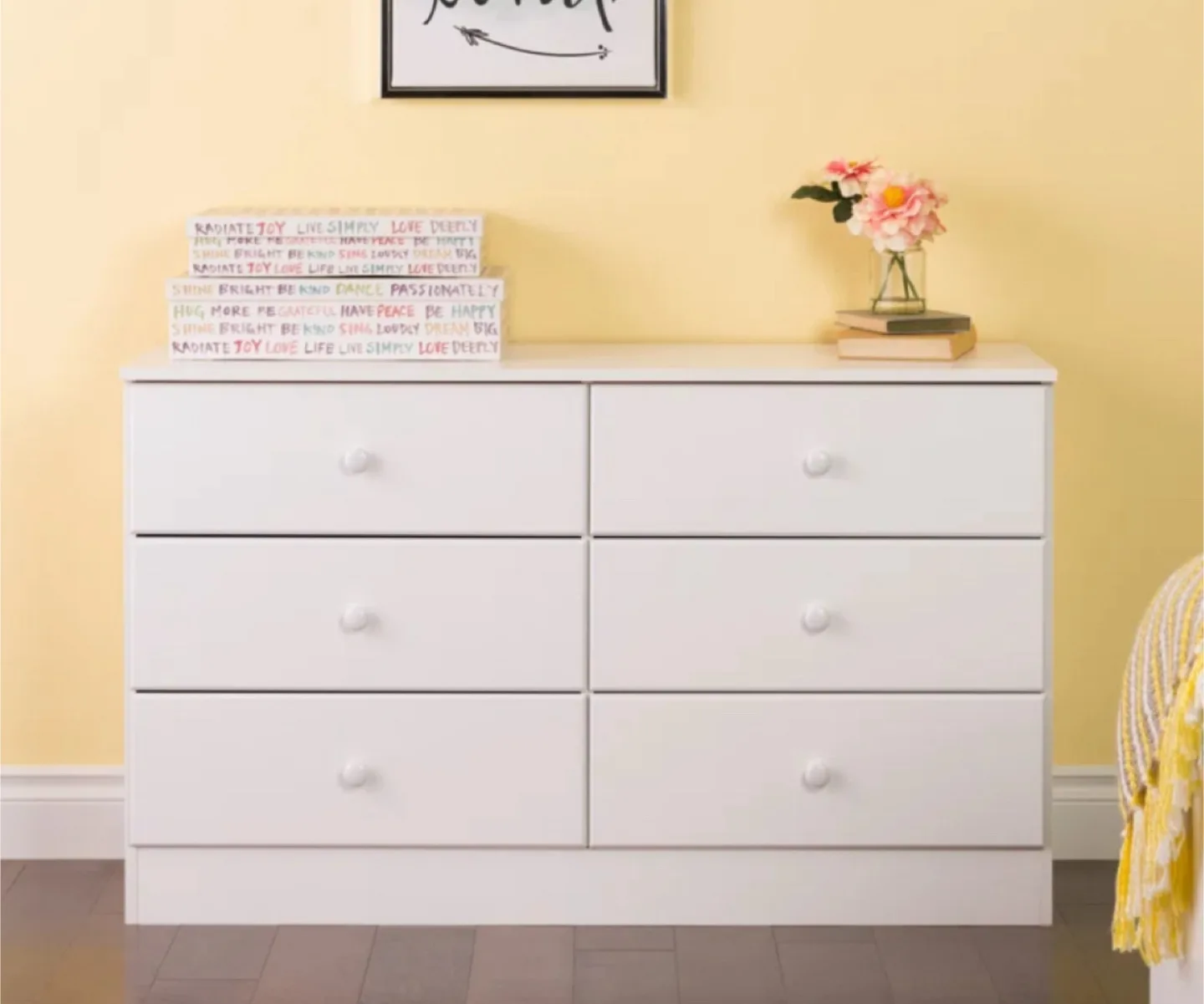 White 6-Drawer Dresser Wayfair thumbnail
