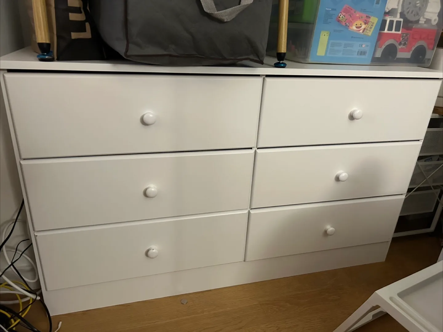 White 6-Drawer Dresser Wayfair image indicator(2)