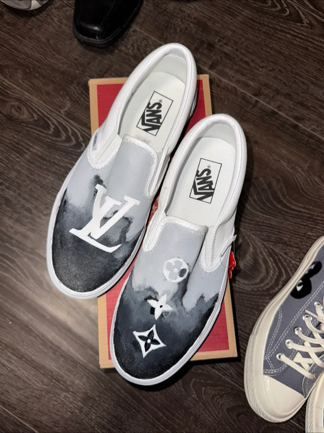 Custom Painted Vans Slip-Ons thumbnail