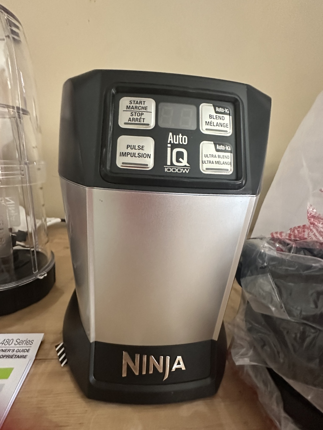 Ninja Auto iQ 1000W Blender with Nutri Ninja Cups - photo 2