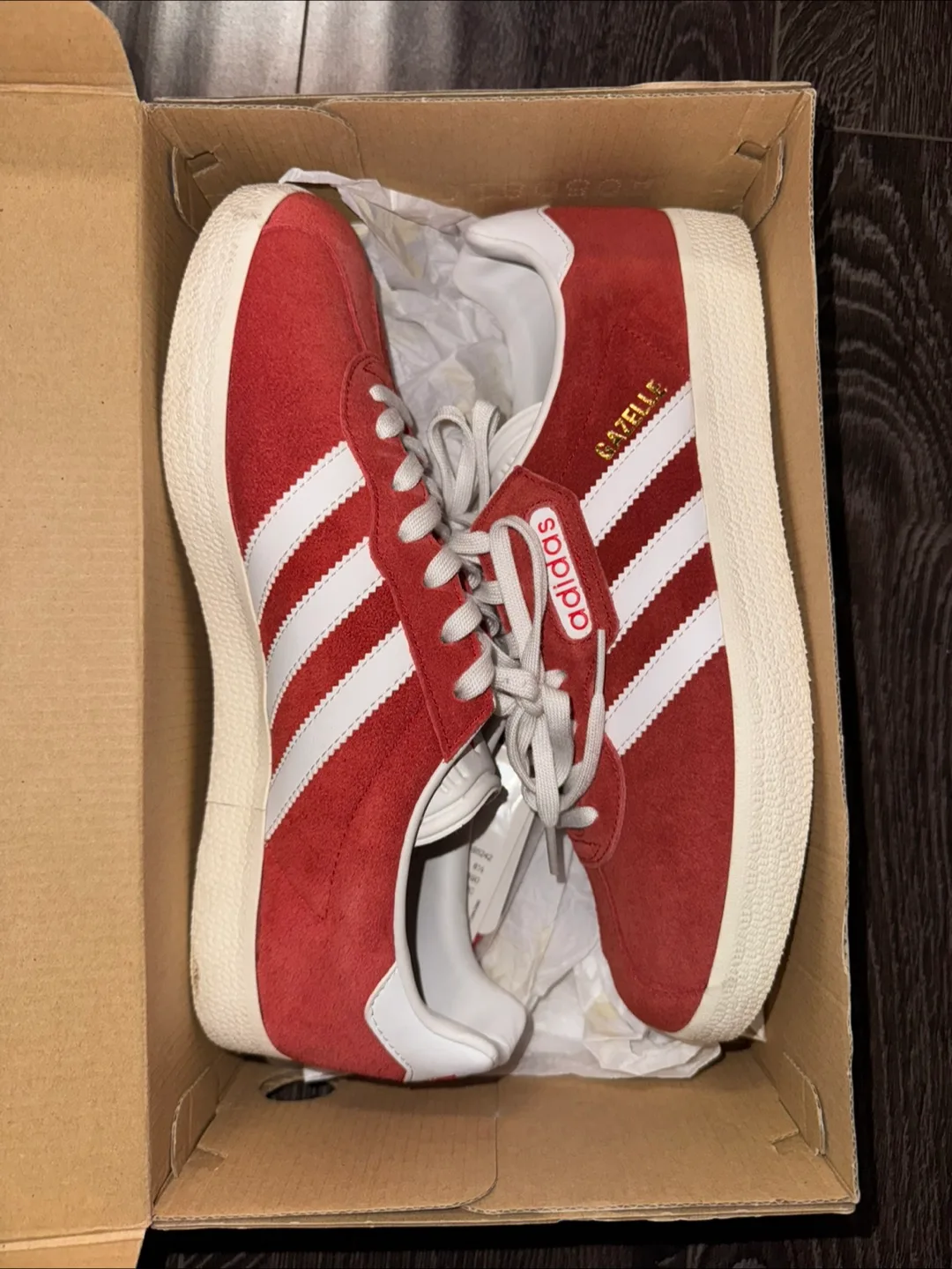Adidas Gazelle Suede Sneakers - Red thumbnail