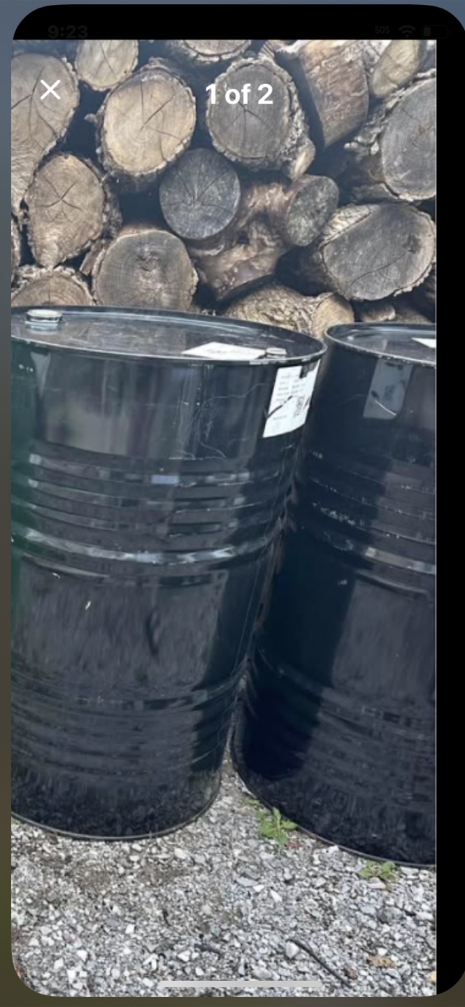 Two (fire)Industrial Barrels