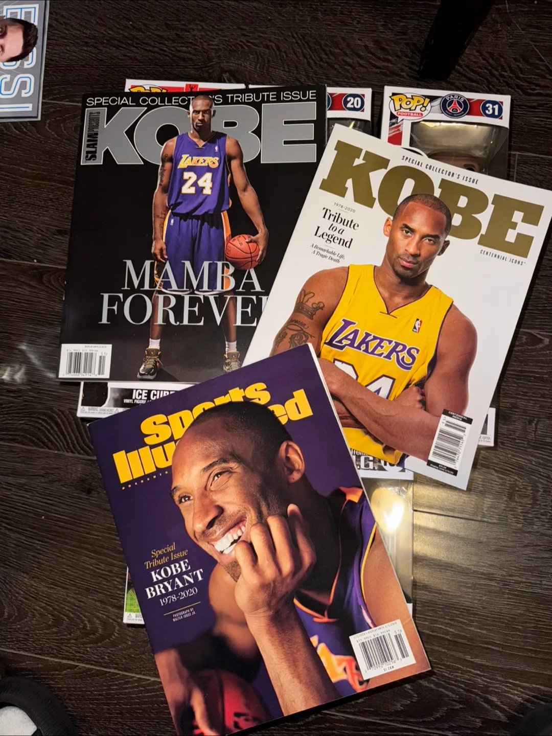 Kobe Bryant Tribute Magazines & Pop Figure thumbnail