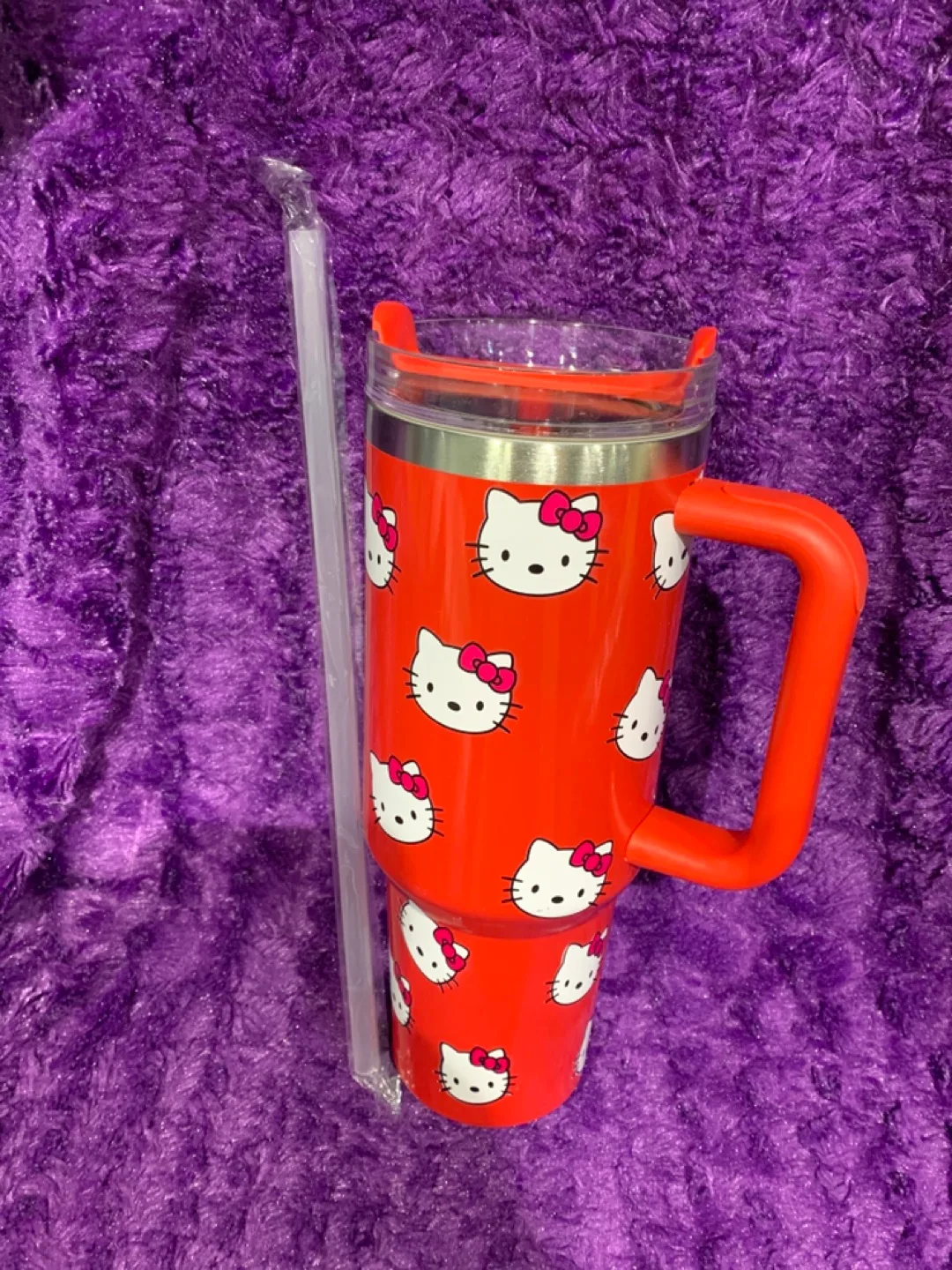 Hello Kitty 30oz Tumbler with Lid and Straw thumbnail