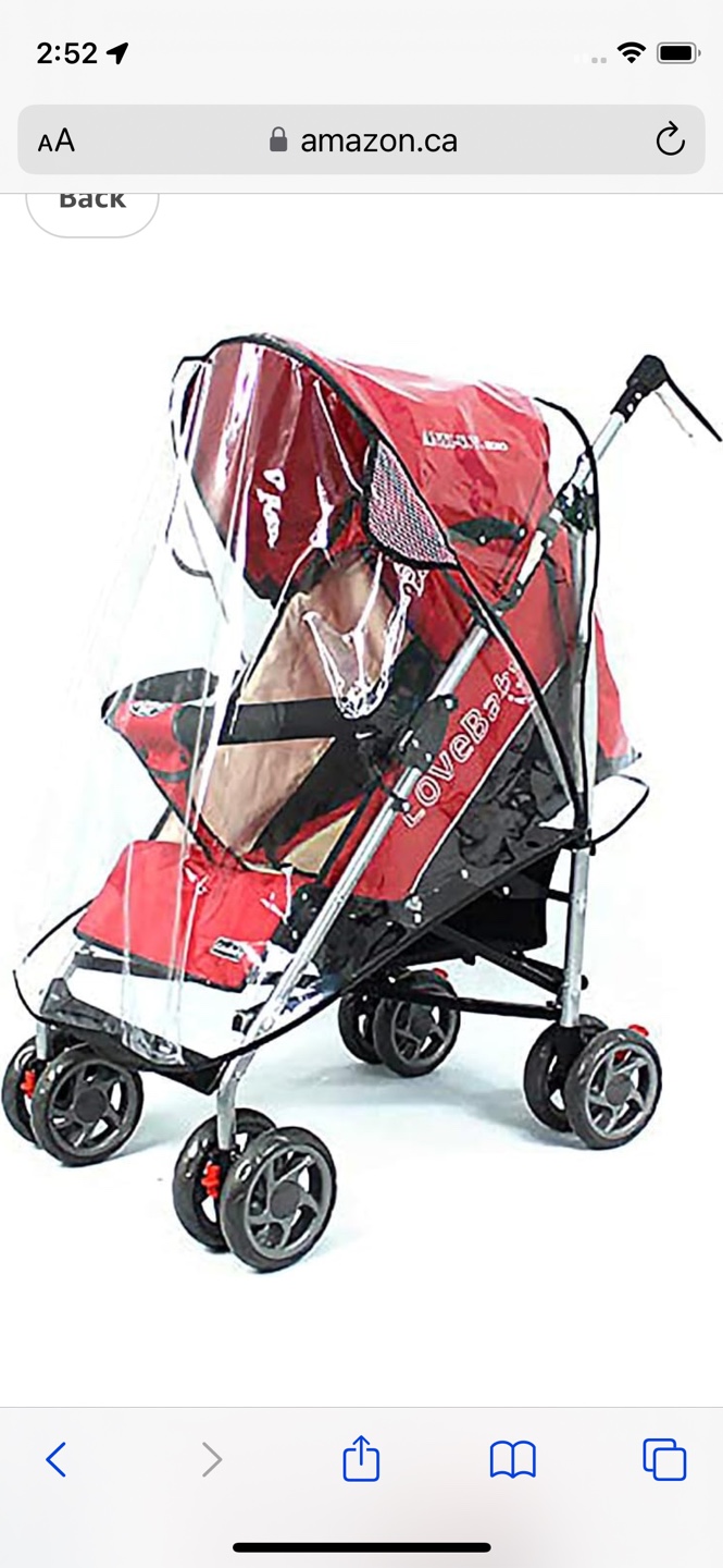 Guzzie + Guss Stroller Rain Cover 🏒 - photo 4