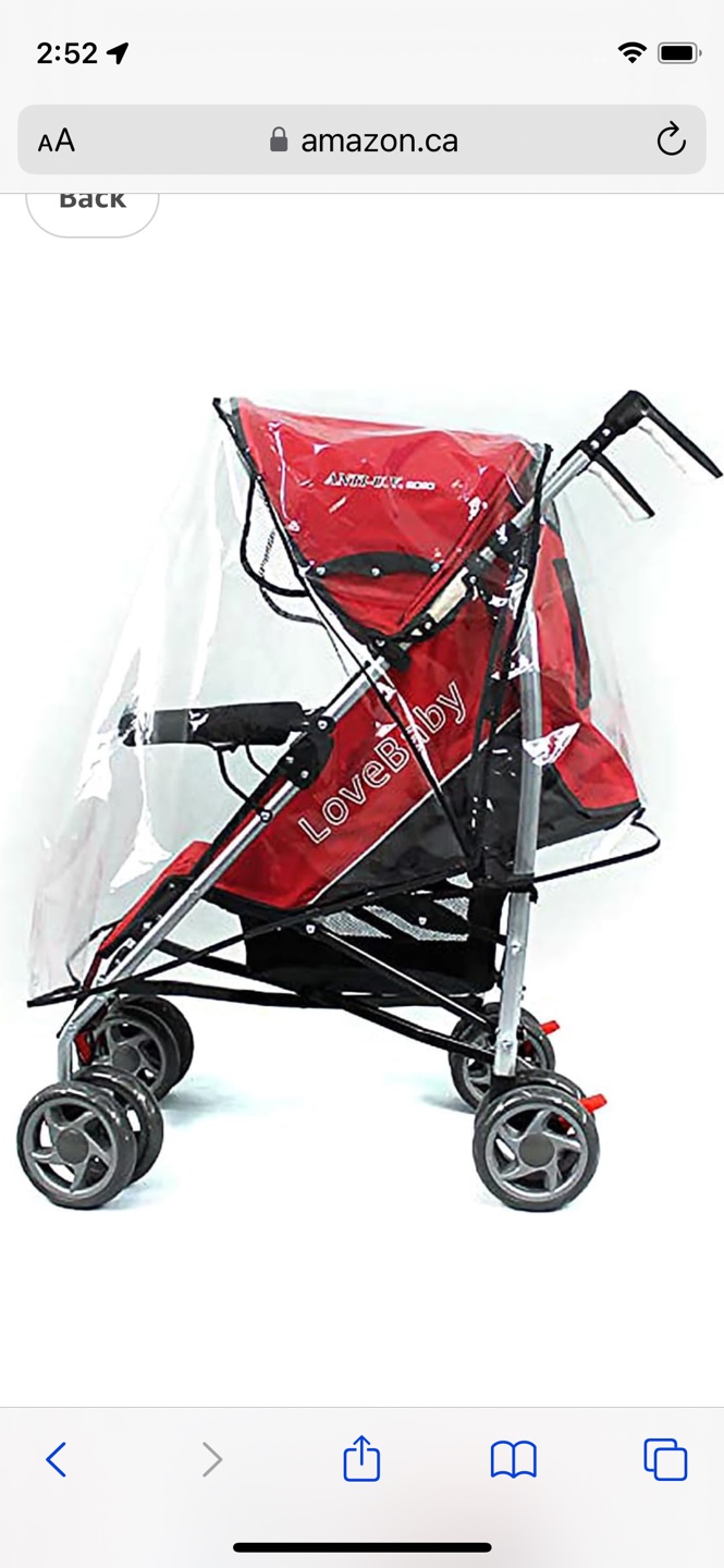 Guzzie + Guss Stroller Rain Cover 🏒 - photo 2