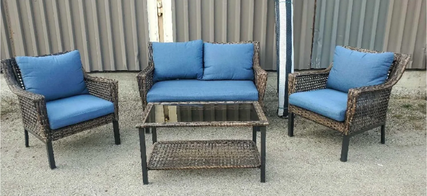 4-Piece Outdoor Patio Conversation Set image indicator(2)