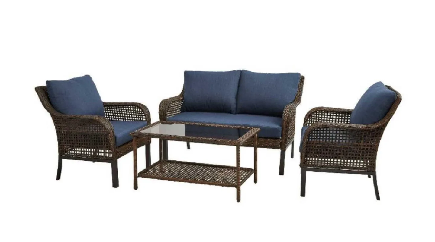 4-Piece Outdoor Patio Conversation Set image indicator(4)