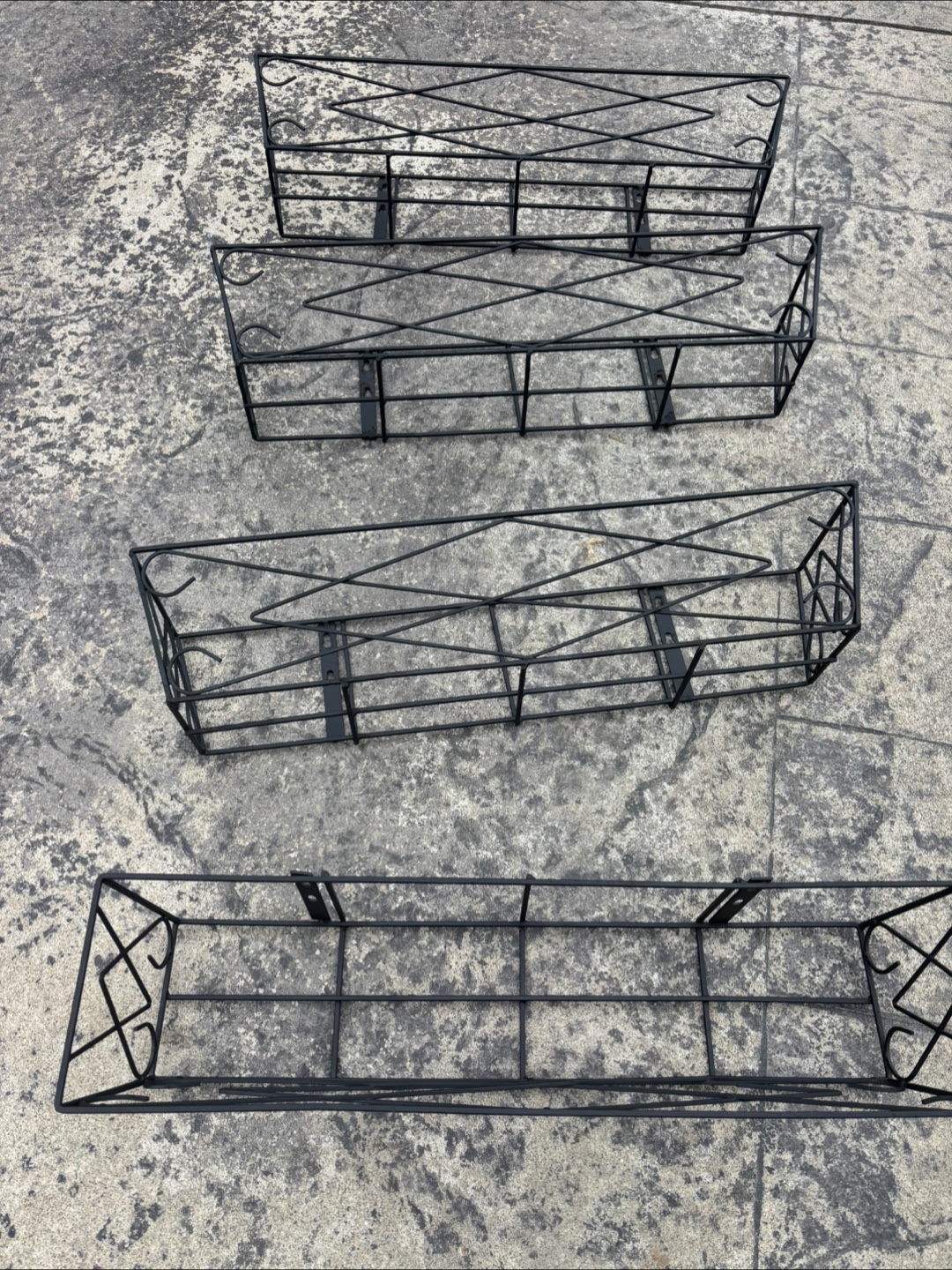 Gorgeous cast aluminum planter boxes $25 each!
