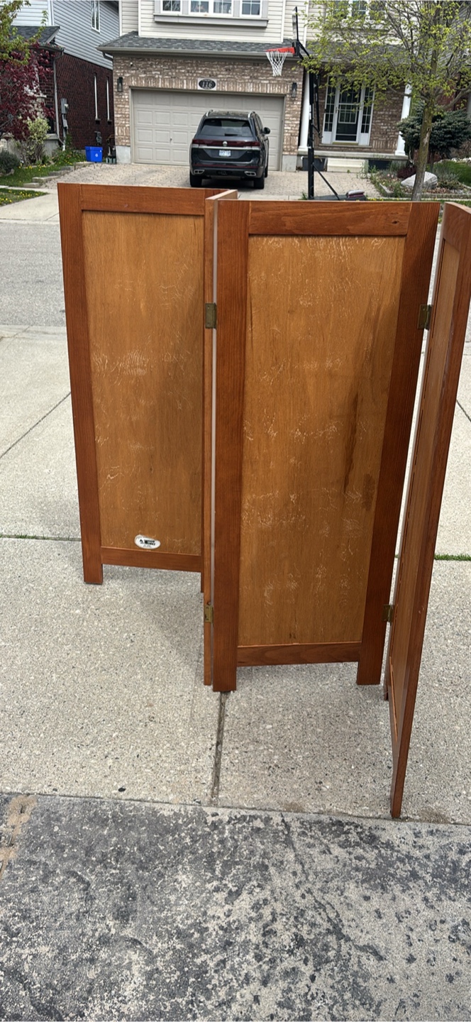 4 panel room divider- dressing screen - photo 3
