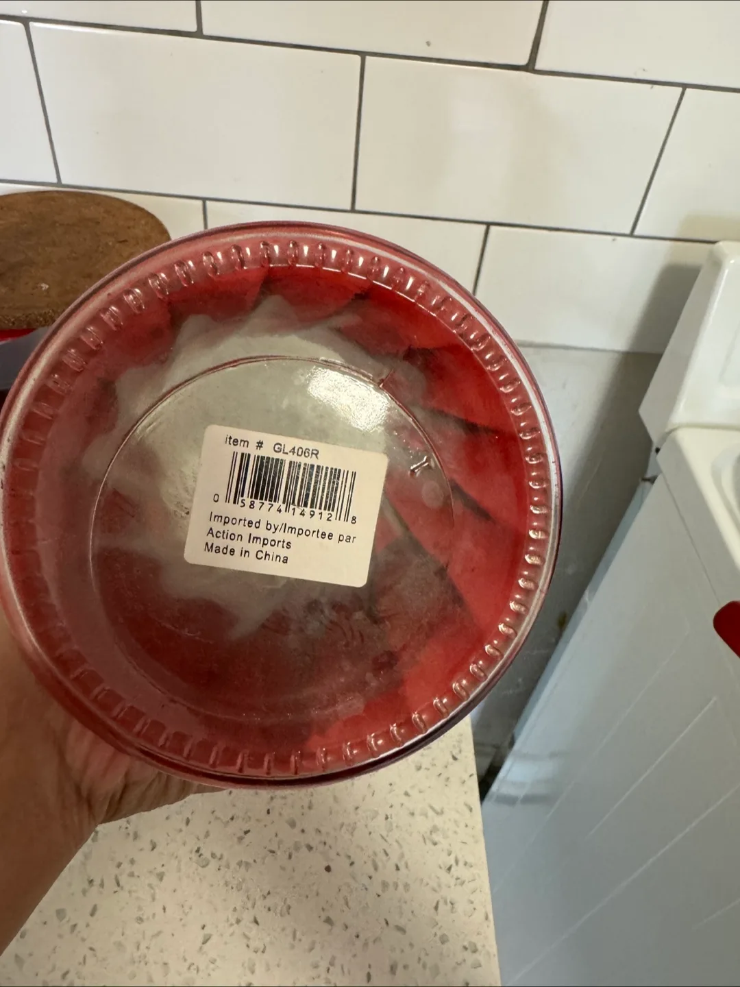 Red Glass Vase image indicator(3)