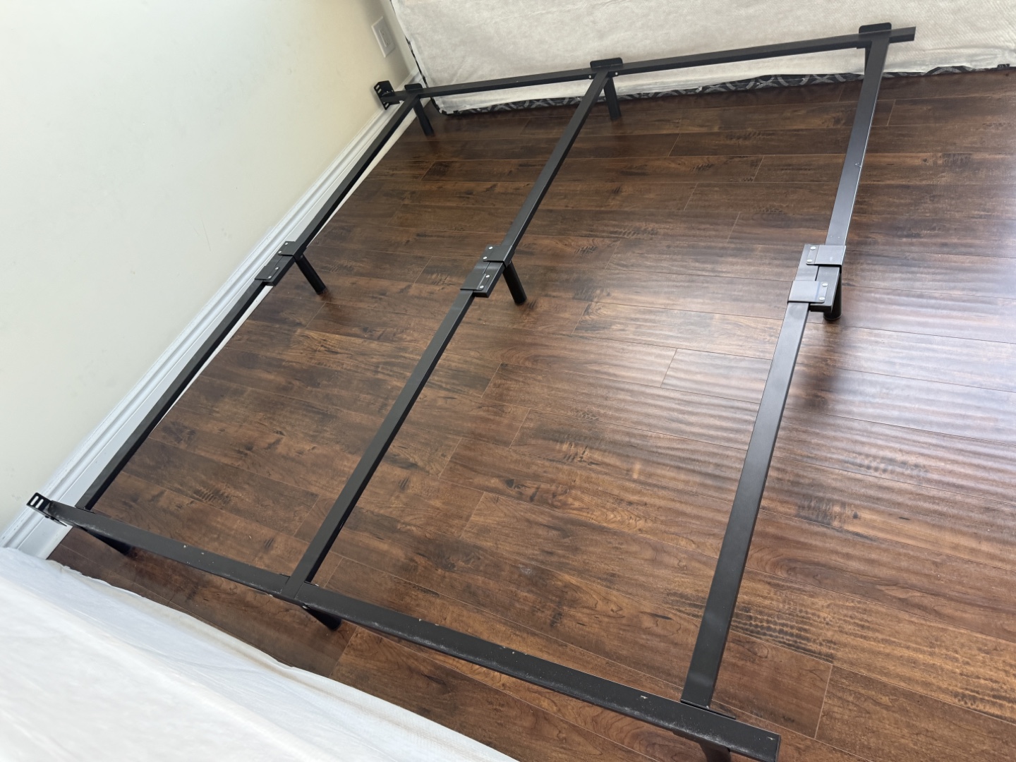 Adjustable Metal Bed Frame - for Full, queen and king size