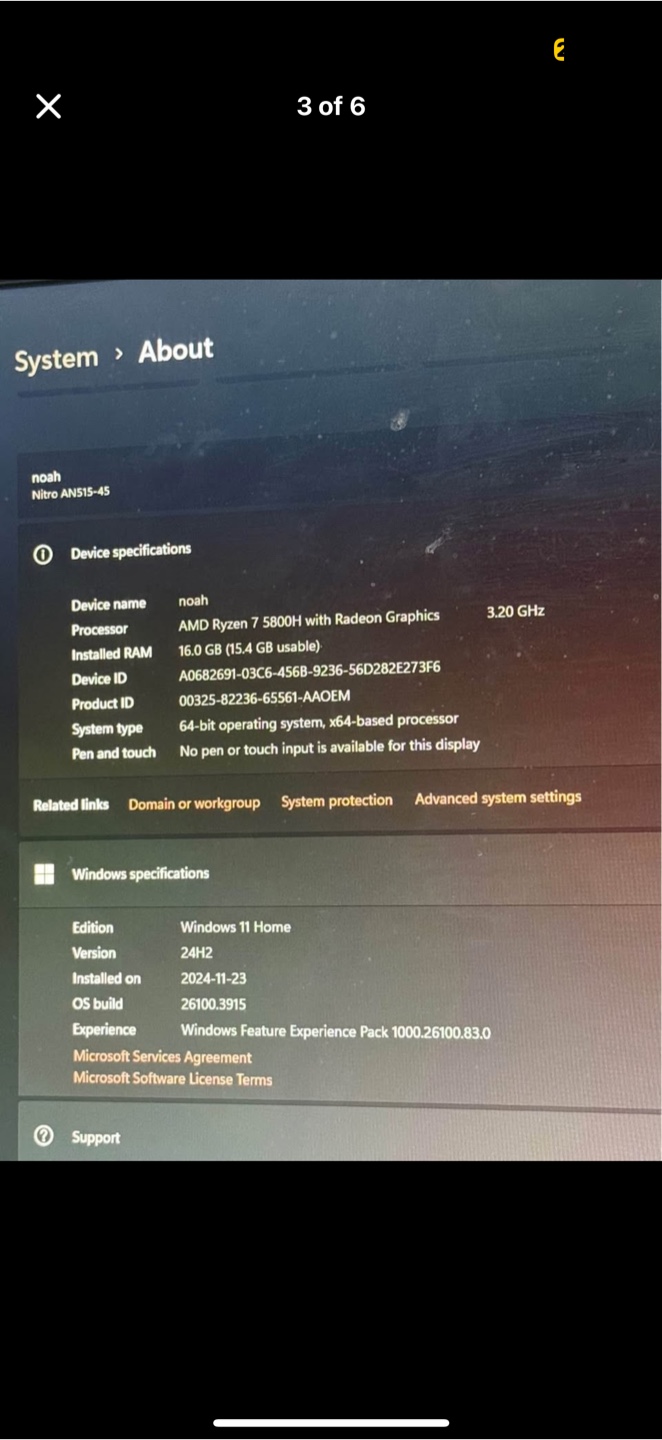Gaming Laptop - AMD Ryzen 7 5800H, RTX 3050 Ti - photo 4