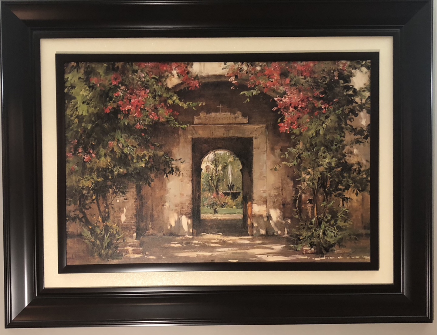 Framed Garden Archway Artwork - photo 4