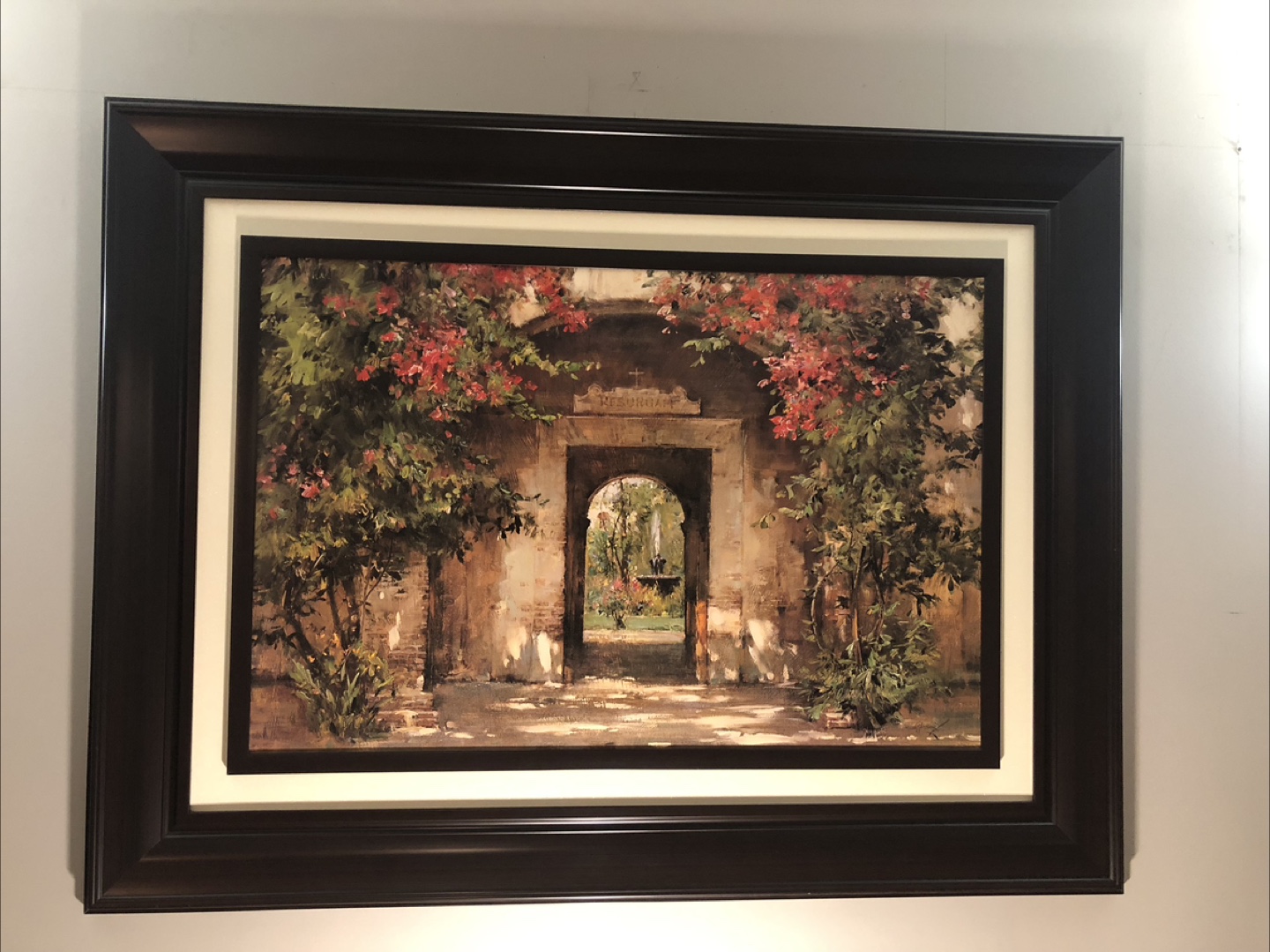 Framed Garden Archway Artwork - photo 3