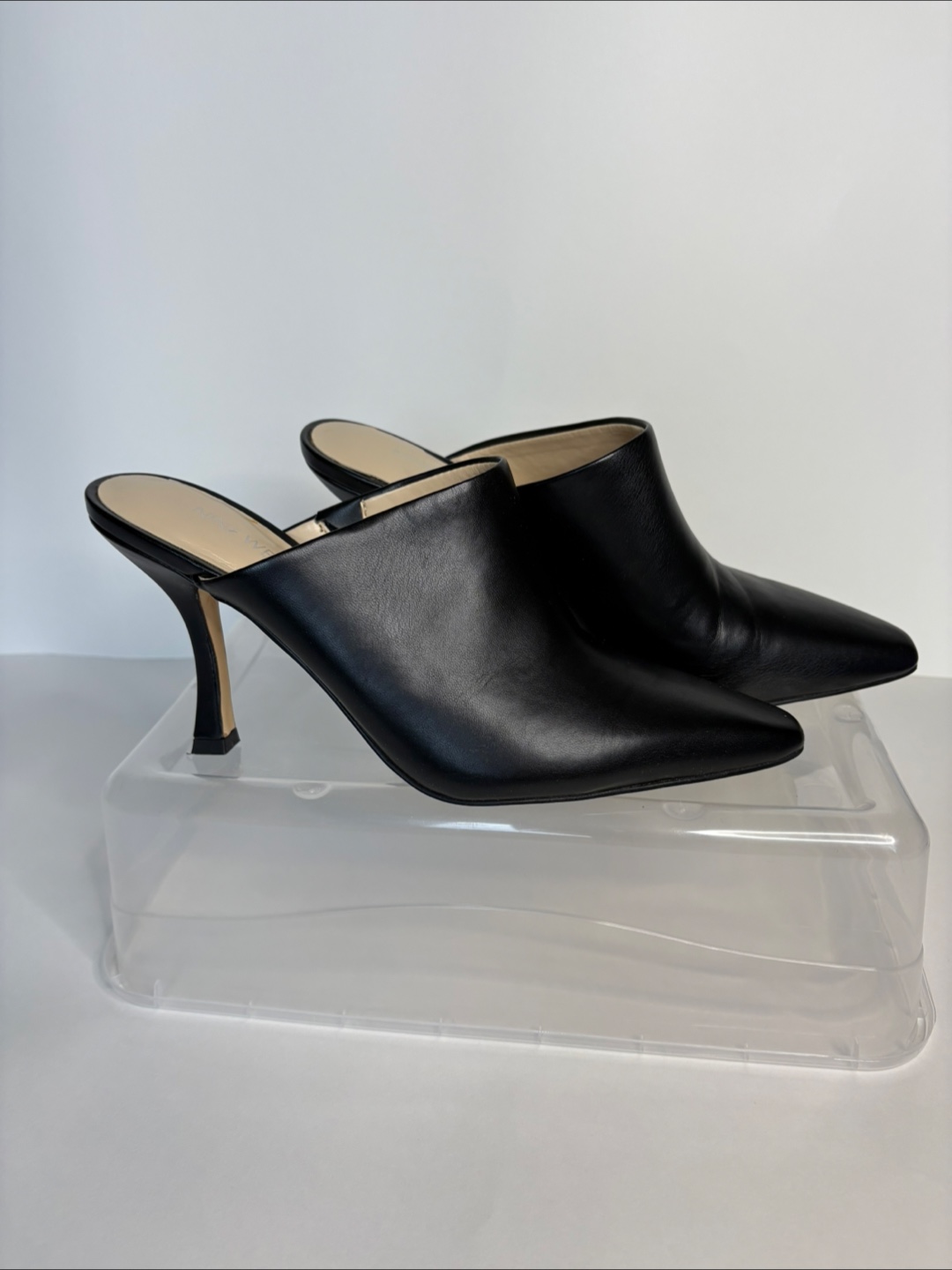 Women’s vegan leather mules