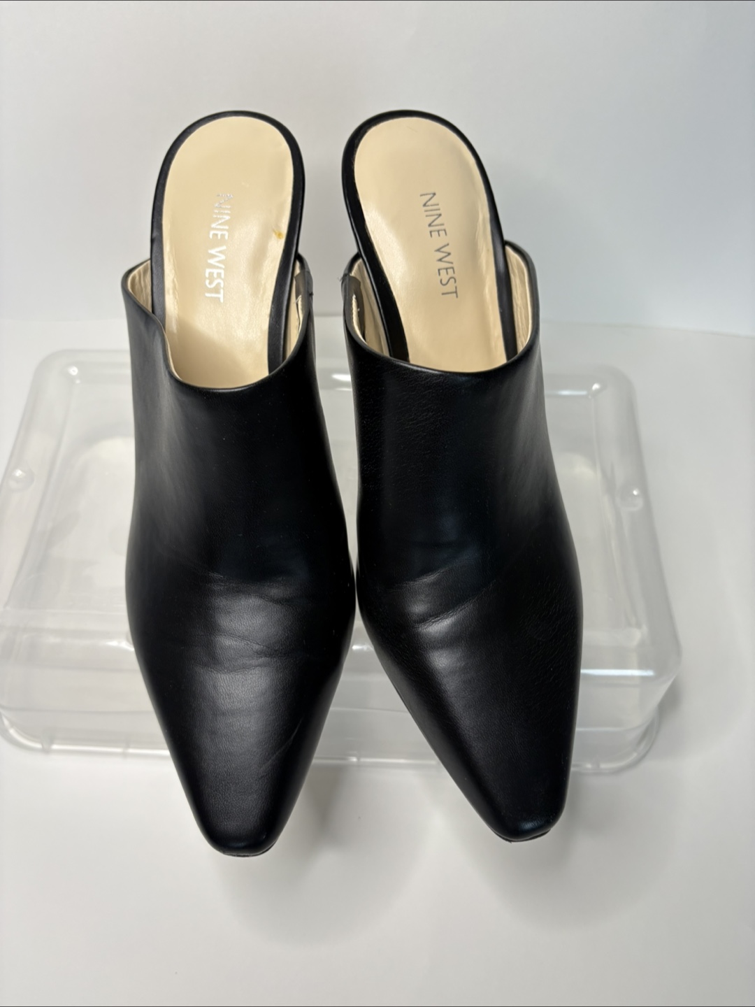 Women’s vegan leather mules - photo 3