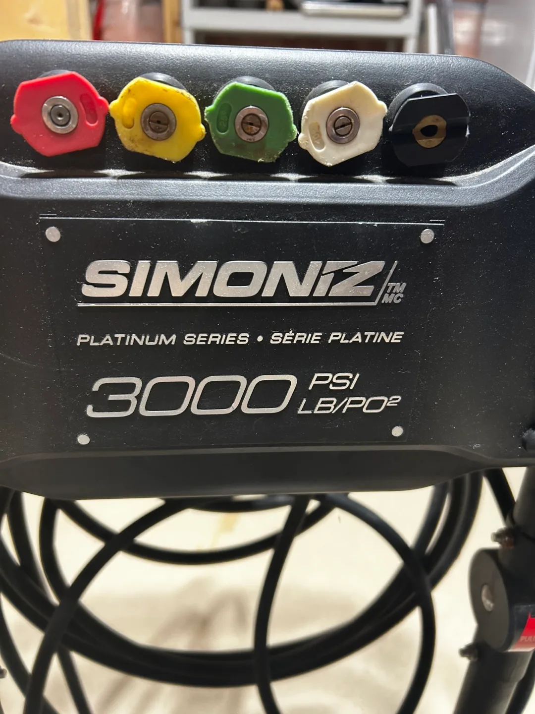 Simoniz 3000 PSI Kohler Engine Pressure Washer image indicator(5)
