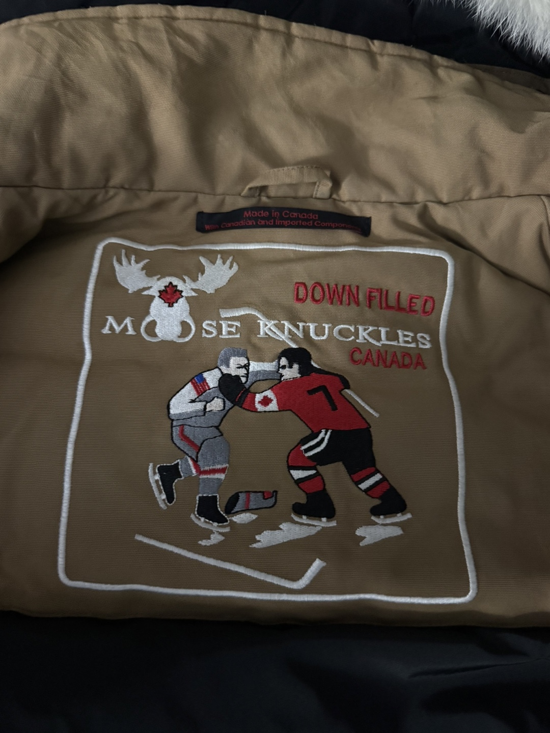 Moose Knuckles Bomber Jacket - Size L - photo 2